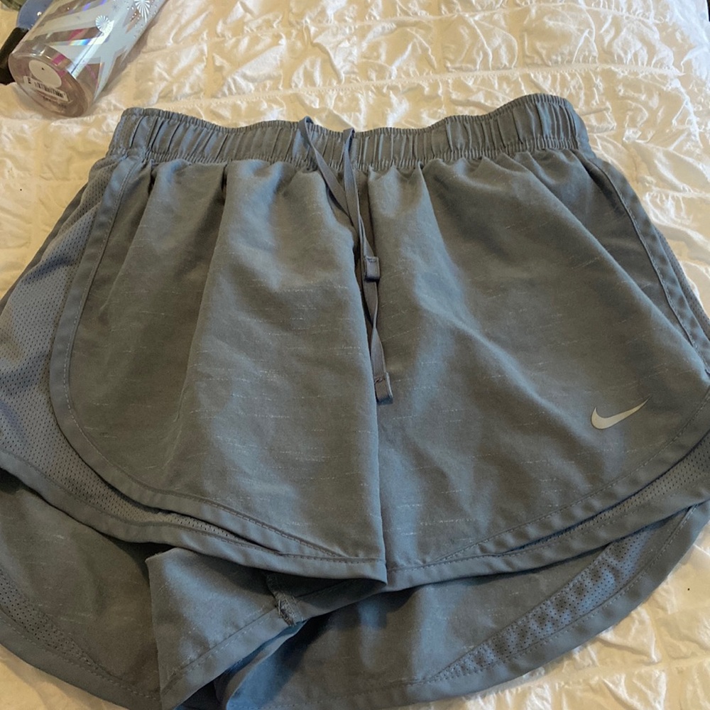 blue nike shorts
